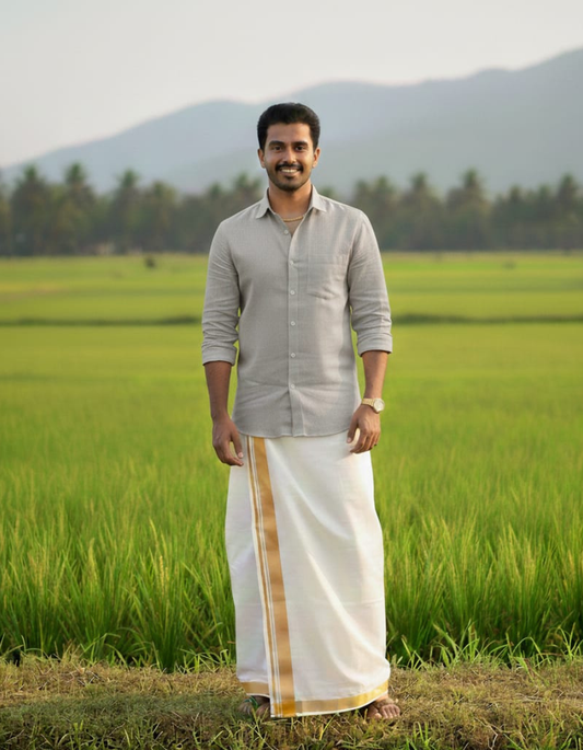 The Heritage Classic | Men’s Plain Linen Shirt