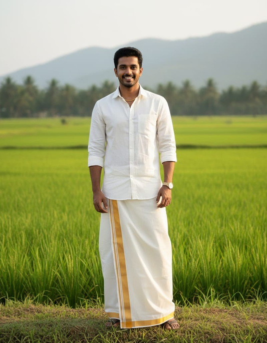 The Heritage Classic | Men’s Plain Linen Shirt