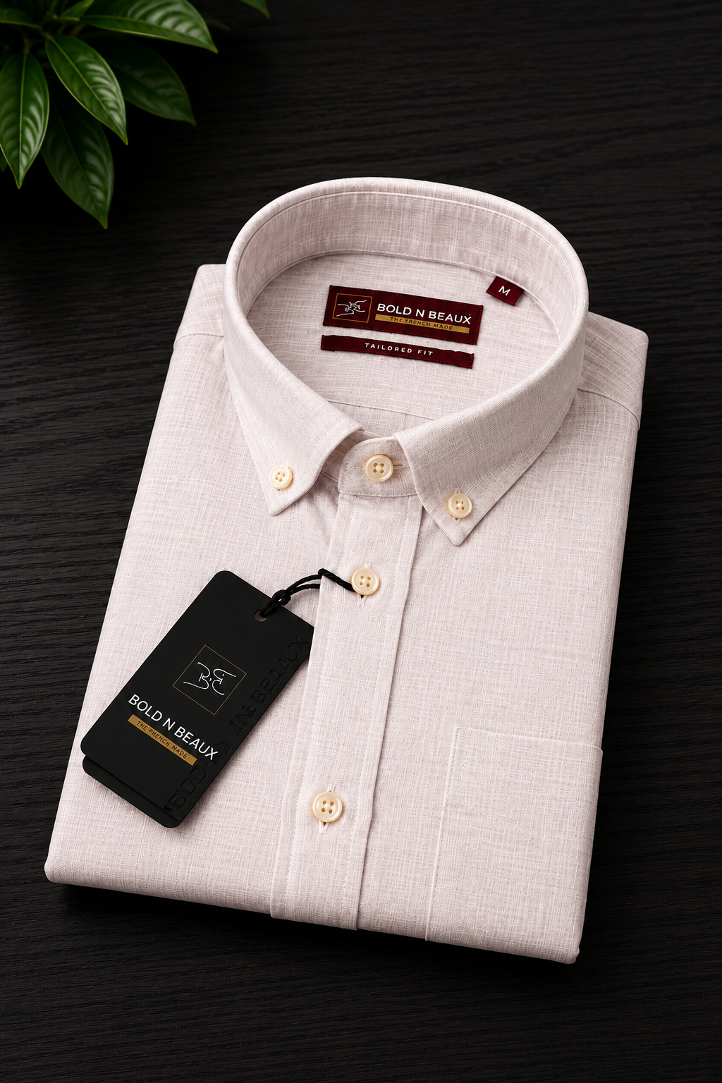 Ivory Dune Plain | 100% Premium Men’s Pure Linen Shirt