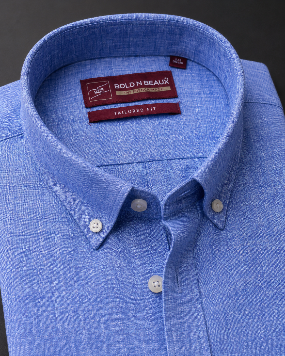 Galcier Sky | Premium Men’s 100% Pure Linen Shirt