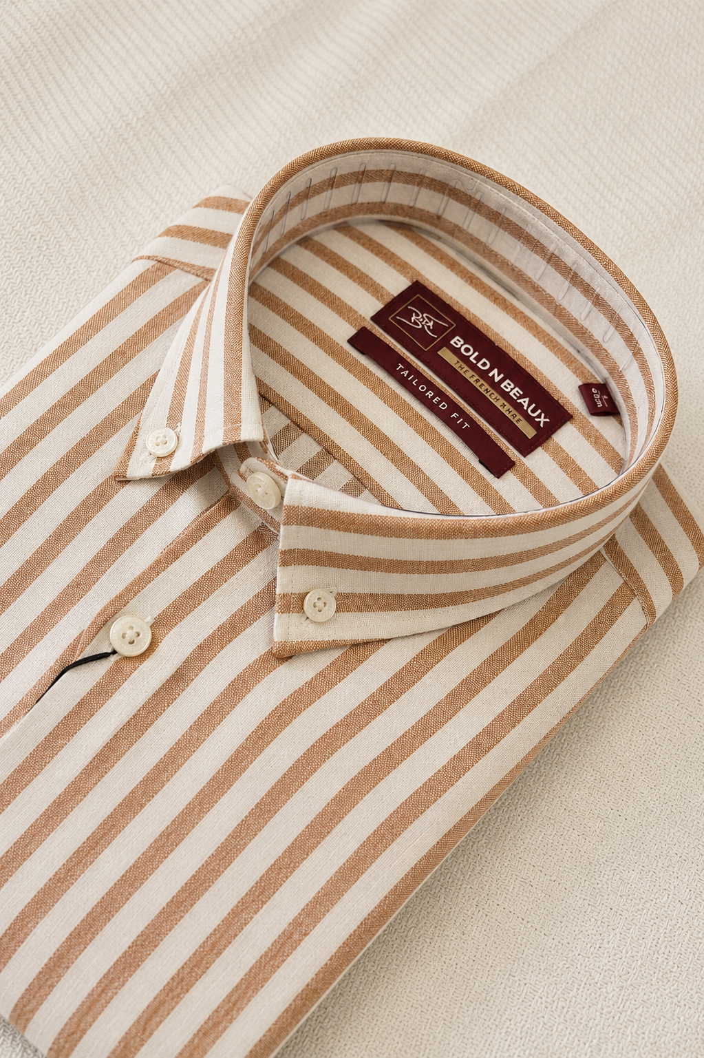 Havana Coral | Premium Men’s 100% Pure Linen Shirt