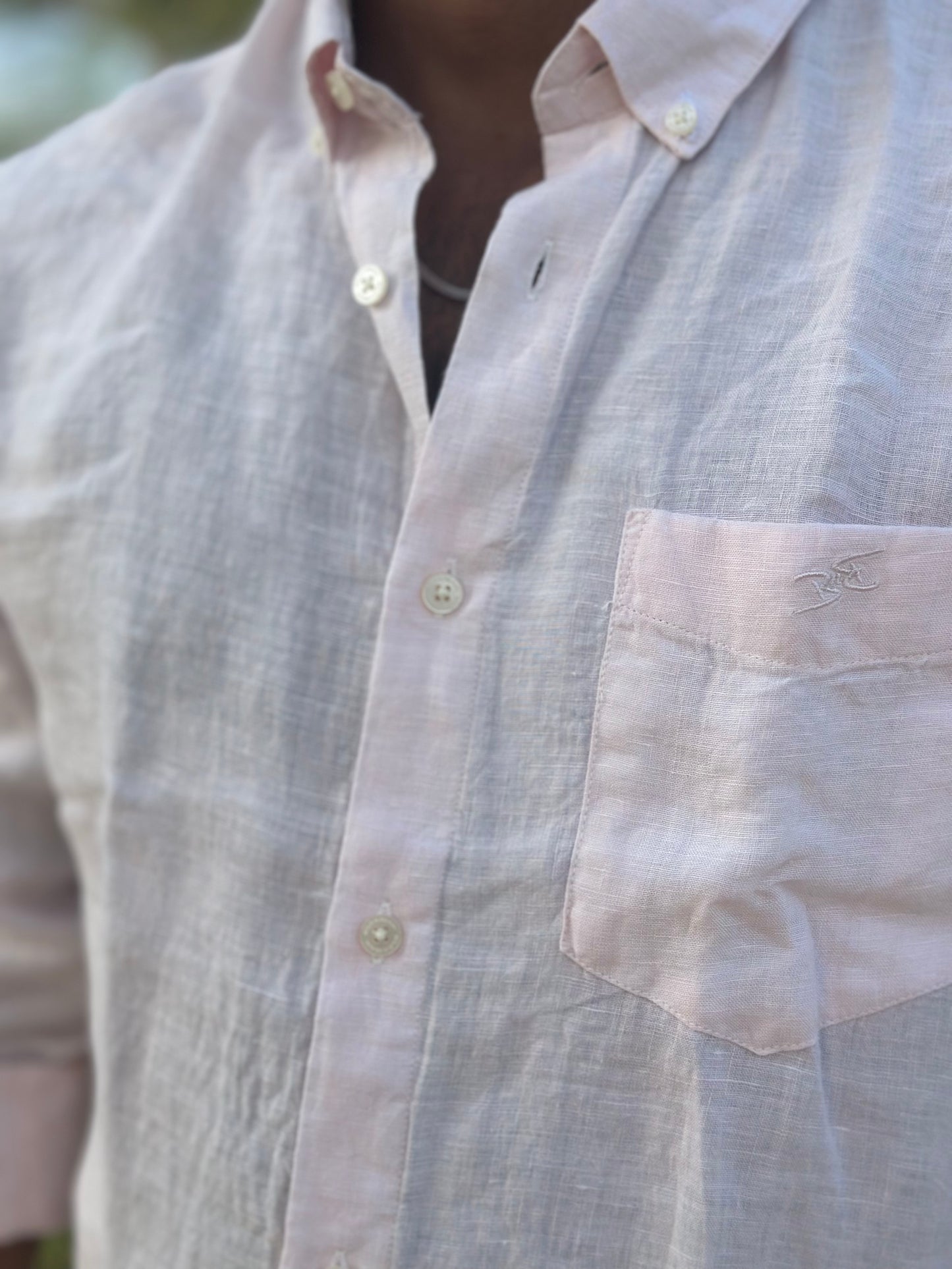 Ivory Dune Plain | 100% Premium Men’s Pure Linen Shirt