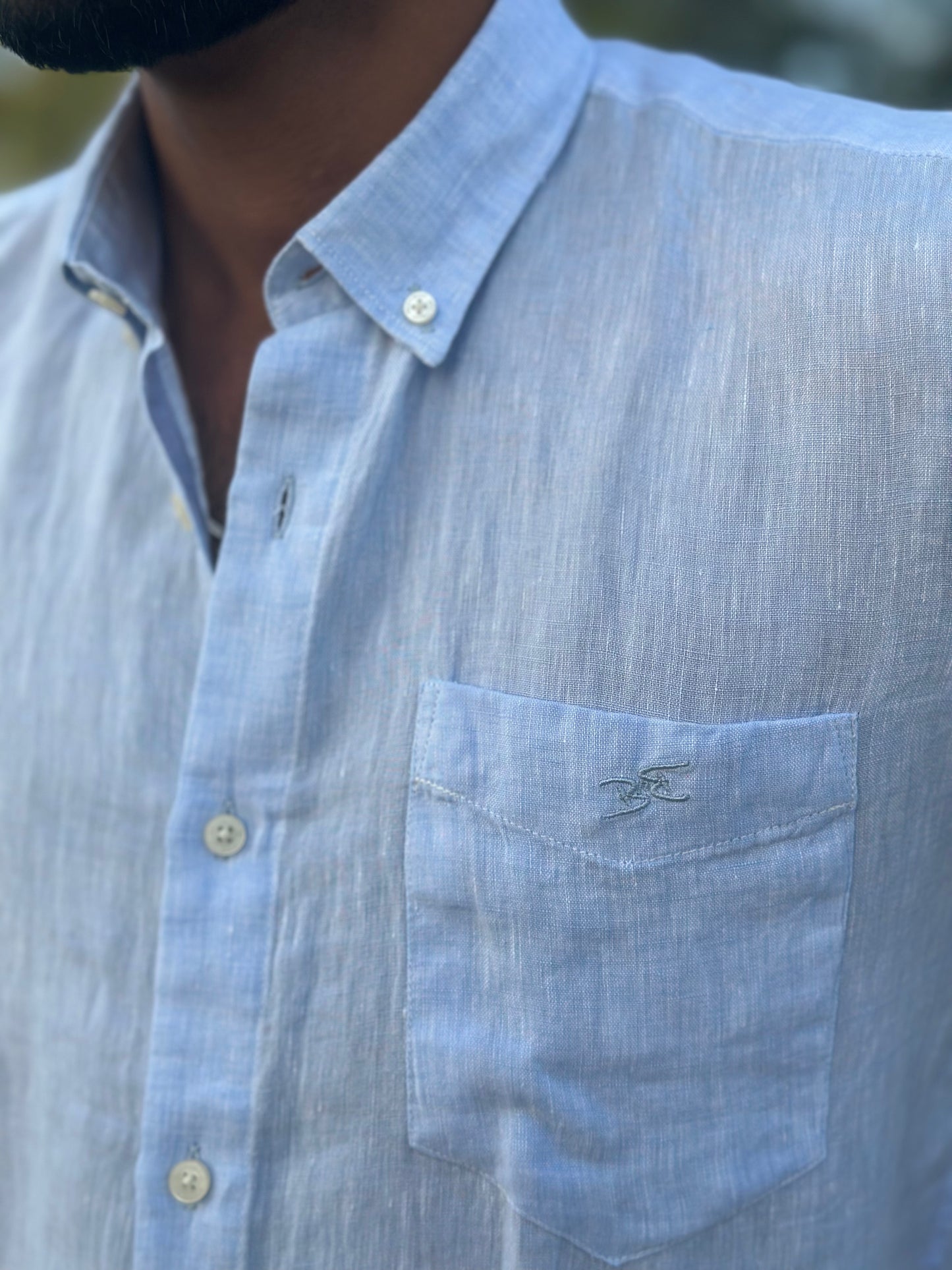 Fresh Mint | Premium Men’s 100% Pure Linen Shirt