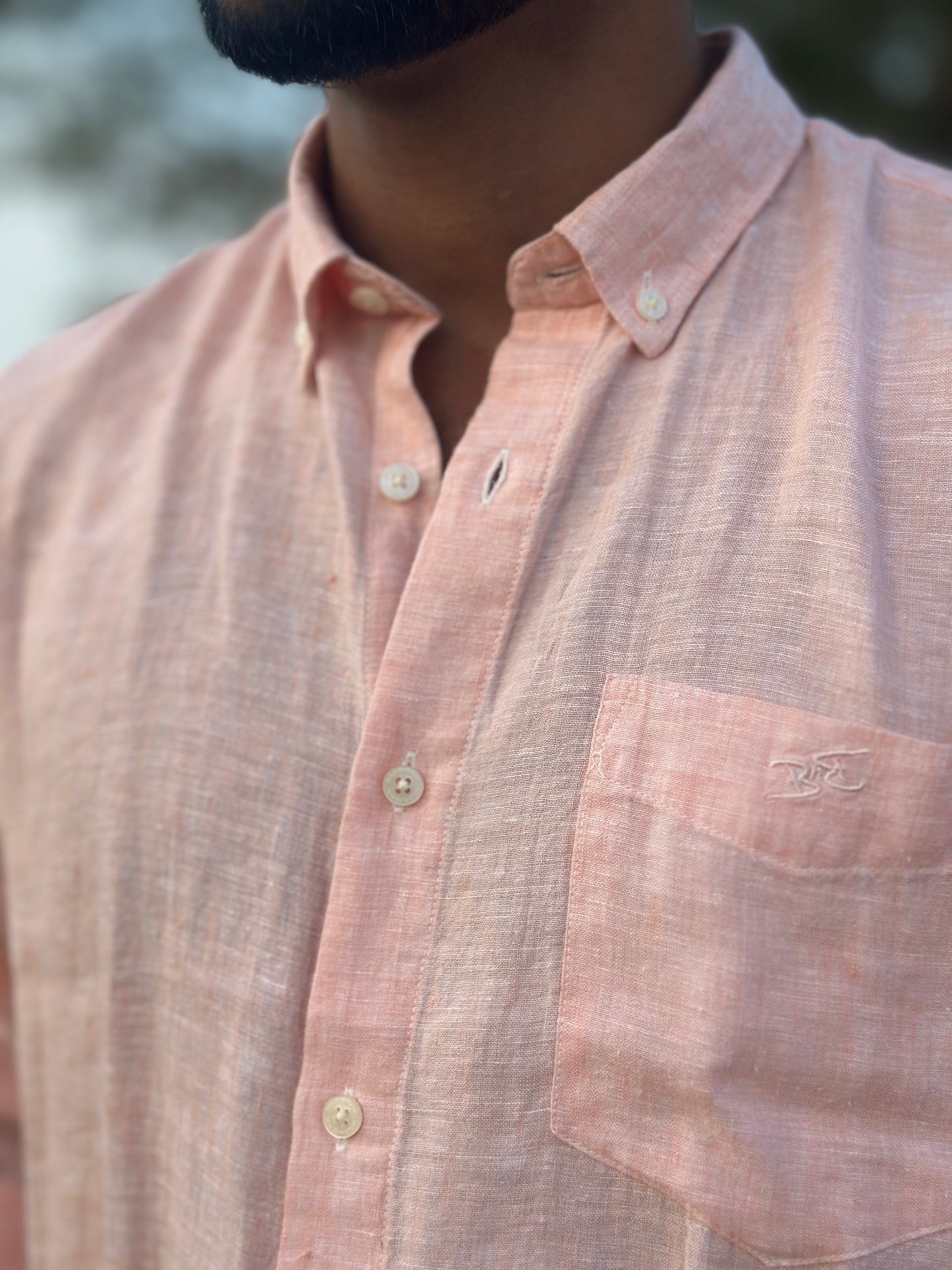 Sunset Sand | 100% Premium Men’s Pure Linen Shirt