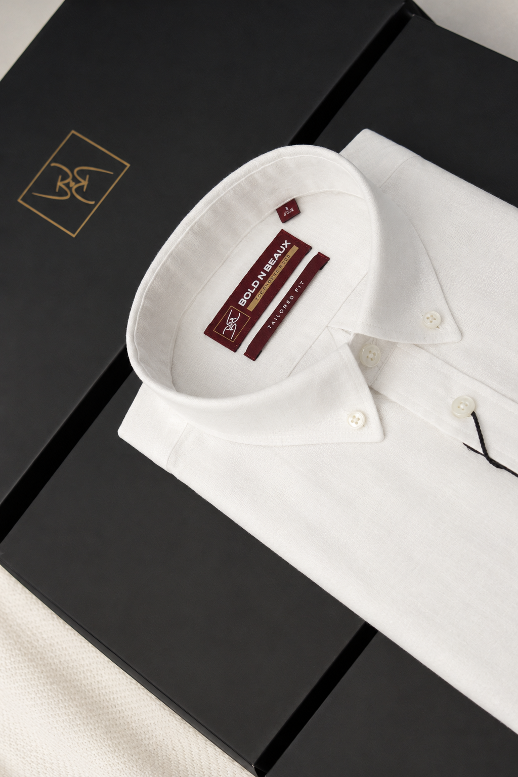 Royal White | Premium Men’s 100% Pure Linen Shirt